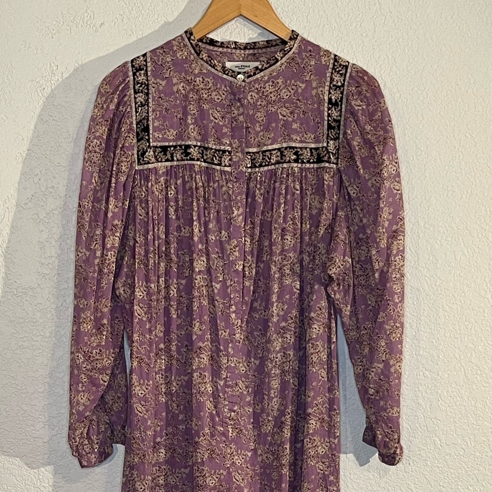 Isabel Marat Etoile Vasco Lilac Floral Cotton Jum… - image 2